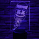 Fortnite 7 színű 3D led lámpa