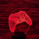 Kontroller 7 színű 3D led lámpa