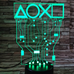 Indulhat a játék 7 színű 3D led lámpa