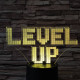 Level up 7 színű 3D led lámpa