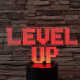 Level up 7 színű 3D led lámpa