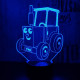 Gyerek Traktor 7 színű 3D led lámpa
