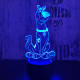 Scooby-Doo 7 színű 3D led lámpa