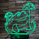 Béka a gomba alatt 7 színű 3D led lámpa