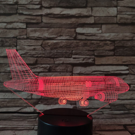 Utasszállító  7 színű 3D led lámpa