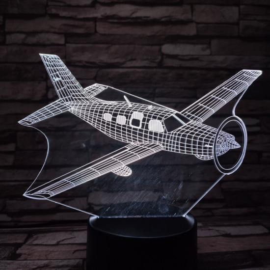 Repülő 7 színű 3D led lámpa