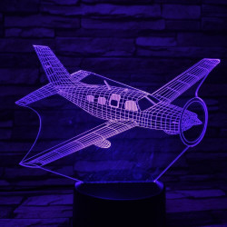 Repülő 7 színű 3D led lámpa