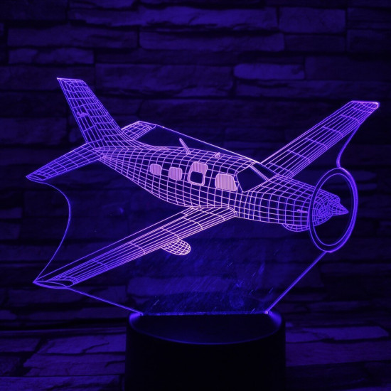 Repülő 7 színű 3D led lámpa