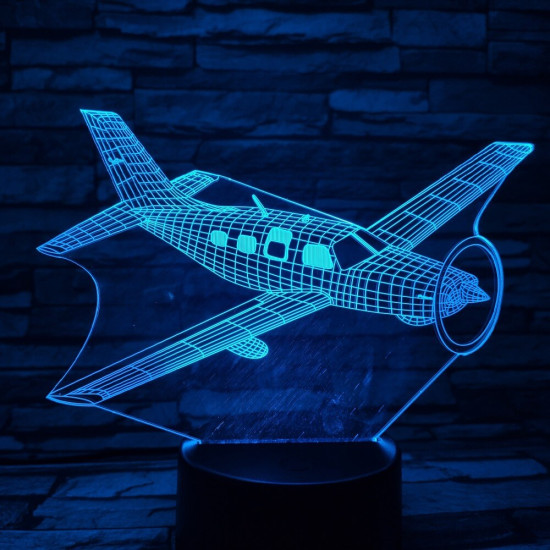 Repülő 7 színű 3D led lámpa