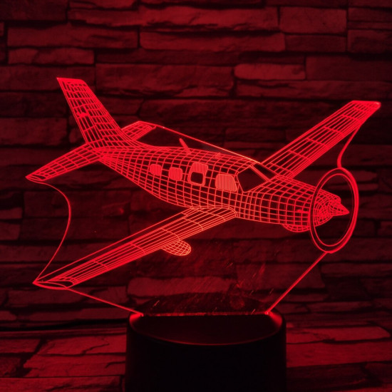 Repülő 7 színű 3D led lámpa