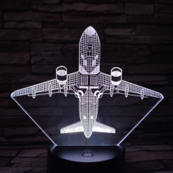 Repülő 4 7 színű 3D led lámpa