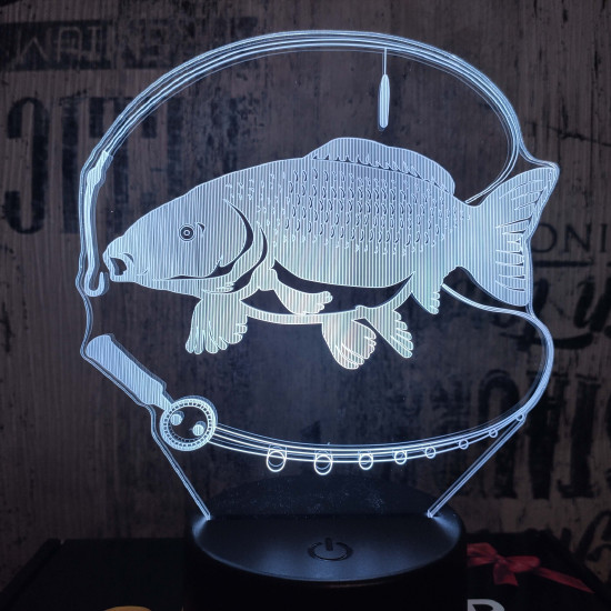 Ponty horgászat 3D led lámpa