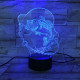 Horgász 7 színű 3D led lámpa