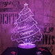 Karácsonyfa 3D led lámpa