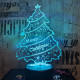 Karácsonyfa 3D led lámpa