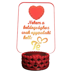 Piros szívecske talp kiegészítő