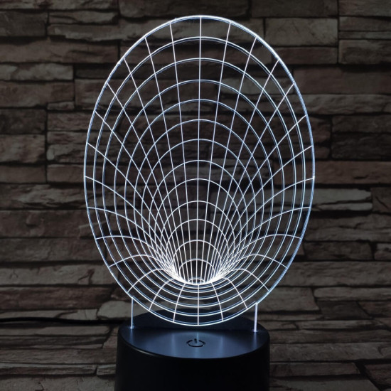 Féreglyuk 7 színű 3D led lámpa