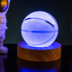 Kristálygömb Kosárlabda 7 színű 3D LED lámpa