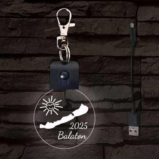 Balaton LED Kulcstartó – Aktuális Évszámmal