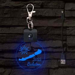 Balaton LED Kulcstartó – Aktuális Évszámmal