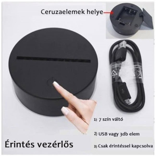 Alap csomag (fekete talp) 7 színű