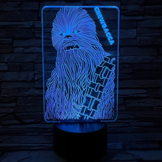 Wuki 3D led lámpa