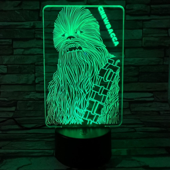 Wuki 3D led lámpa