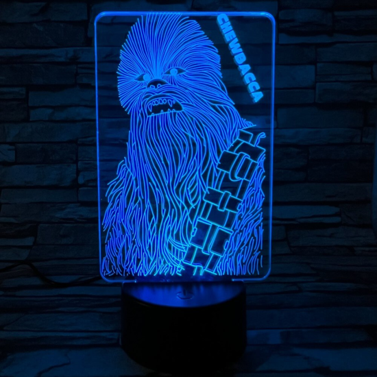 Wuki 3D led lámpa