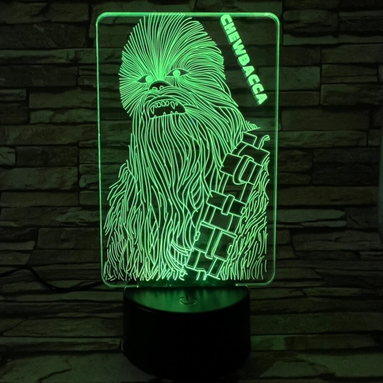 Wuki 3D led lámpa