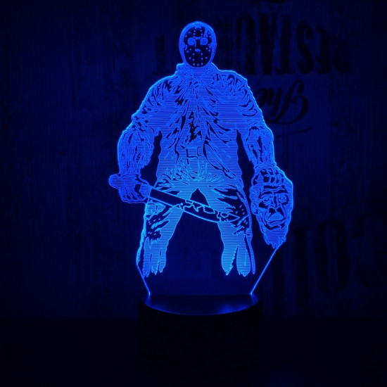 Arctalan 7 színű 3D led lámpa