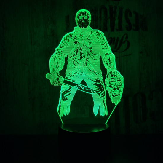 Arctalan 7 színű 3D led lámpa