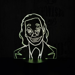 Joker 7 színű 3D led lámpa