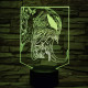 Venom 7 színű 3D led lámpa