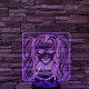 Harley Quinn  7 színű 3D led lámpa