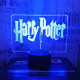 Harry Potter 7 színű 3D led lámpa