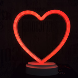Piros Szív  Neon Led Fény