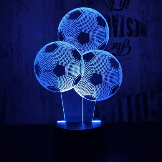 Foci Lufi 7 színű 3D led lámpa