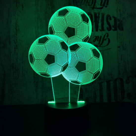 Foci Lufi 7 színű 3D led lámpa