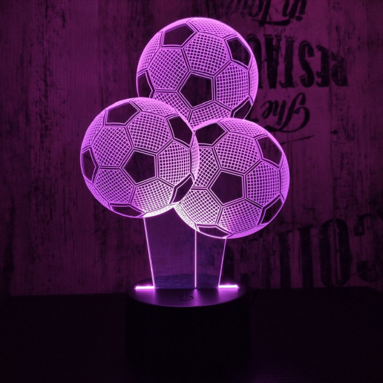 Foci Lufi 7 színű 3D led lámpa