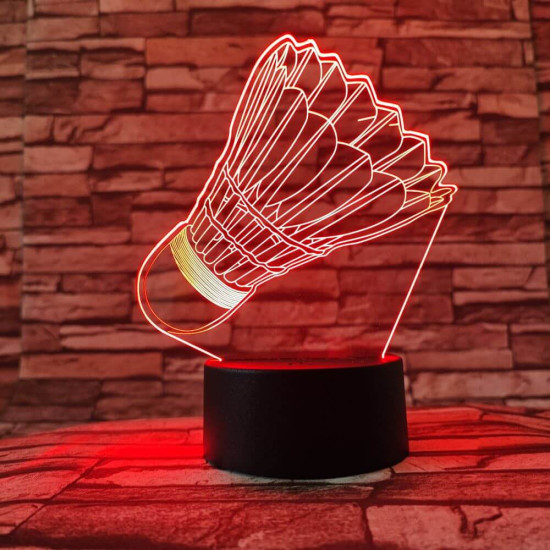 Tollaslabda 3D led lámpa