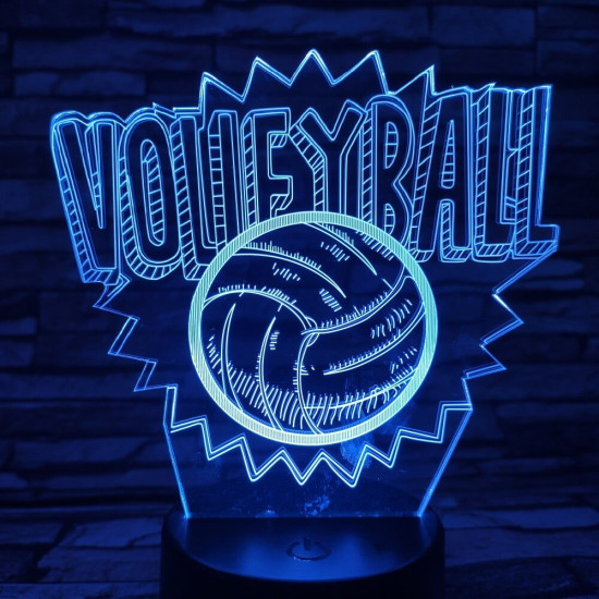 Röplabda 3D led lámpa