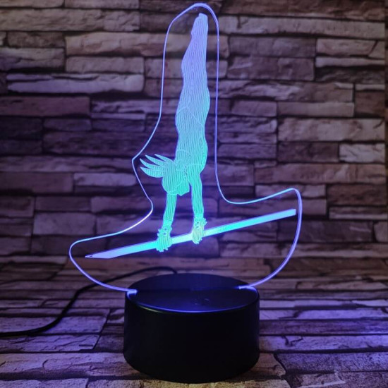 Szertona 7 színű 3D led lámpa