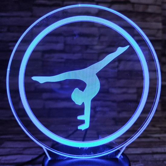 Talaj torna 7 színű 3D led lámpa