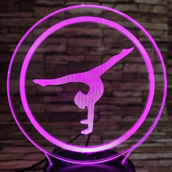 Talaj torna 7 színű 3D led lámpa