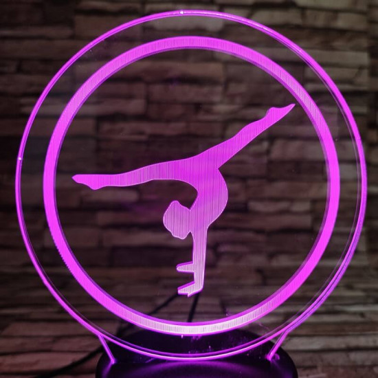 Talaj torna 7 színű 3D led lámpa