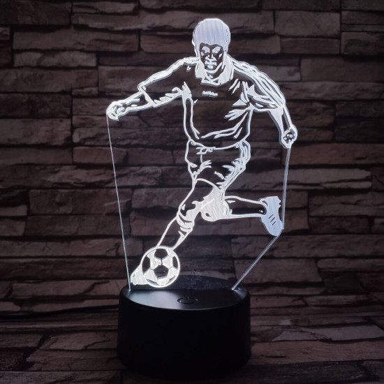 Focista 7 színű 3D led lámpa