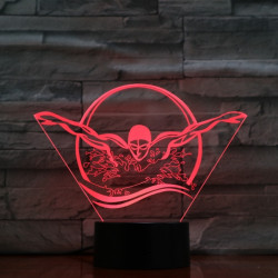 Úszó 7 színű 3D led lámpa