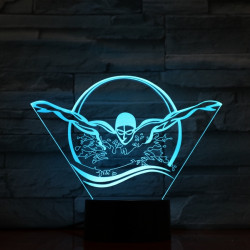 Úszó 7 színű 3D led lámpa