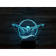 Úszó 7 színű 3D led lámpa