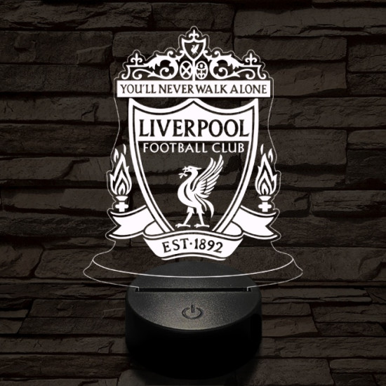 Liverpool 3D led lámpa